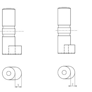 Trzpień klamkomanetki Campagnolo Veloce 9s